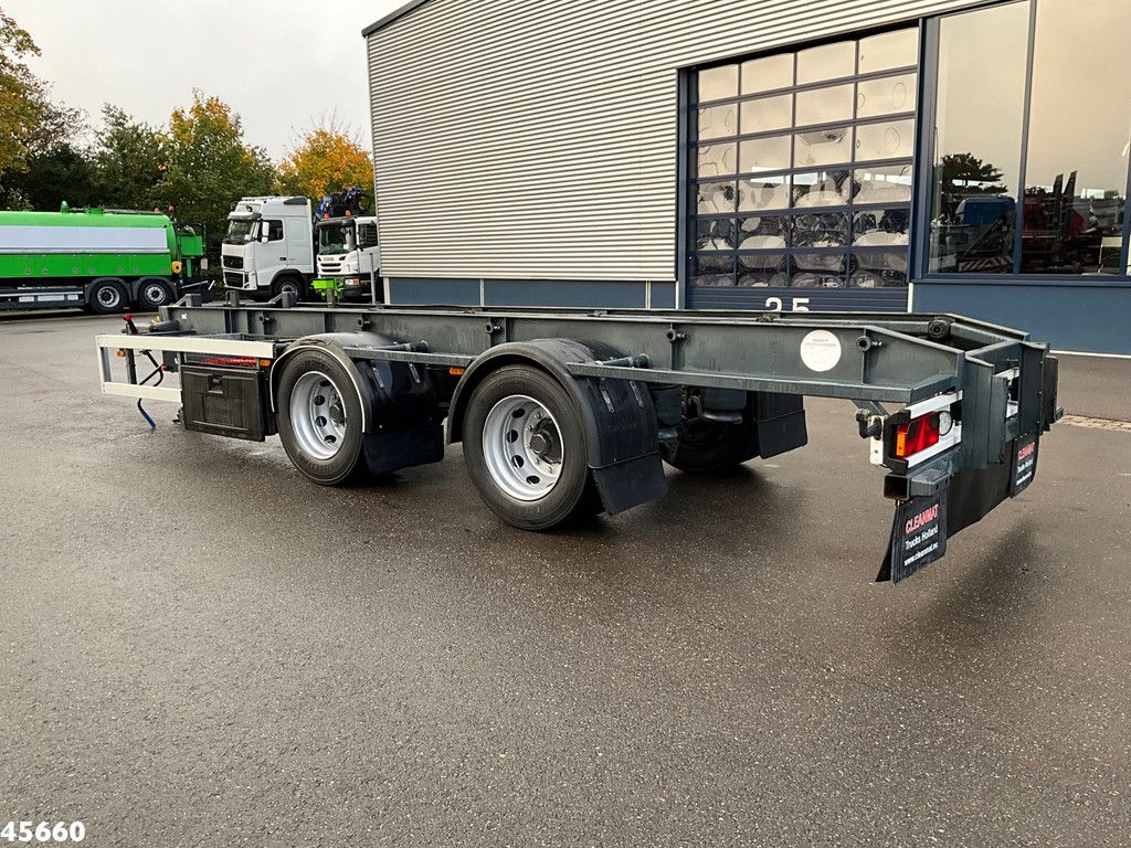 GS Meppel 2-assige container aanhangwagen
