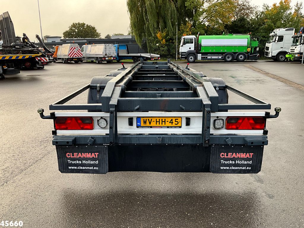 GS Meppel 2-assige container aanhangwagen