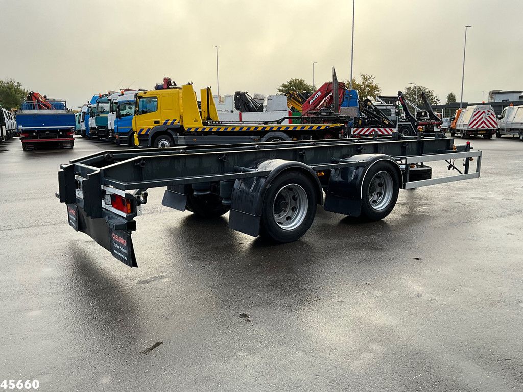 GS Meppel 2-assige container aanhangwagen