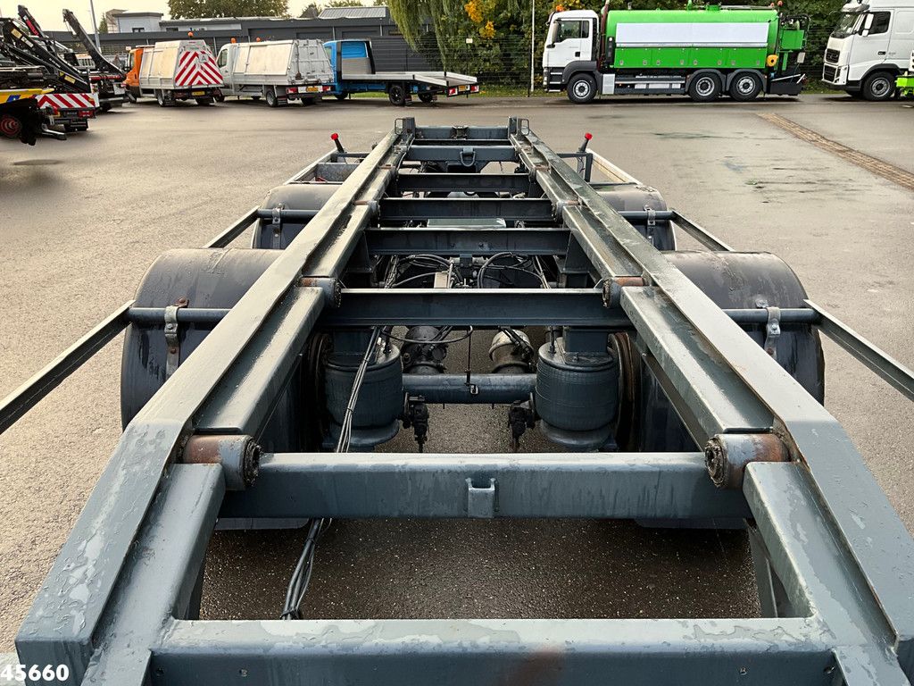 GS Meppel 2-assige container aanhangwagen