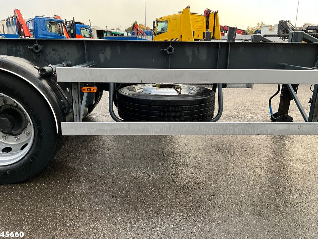 GS Meppel 2-assige container aanhangwagen