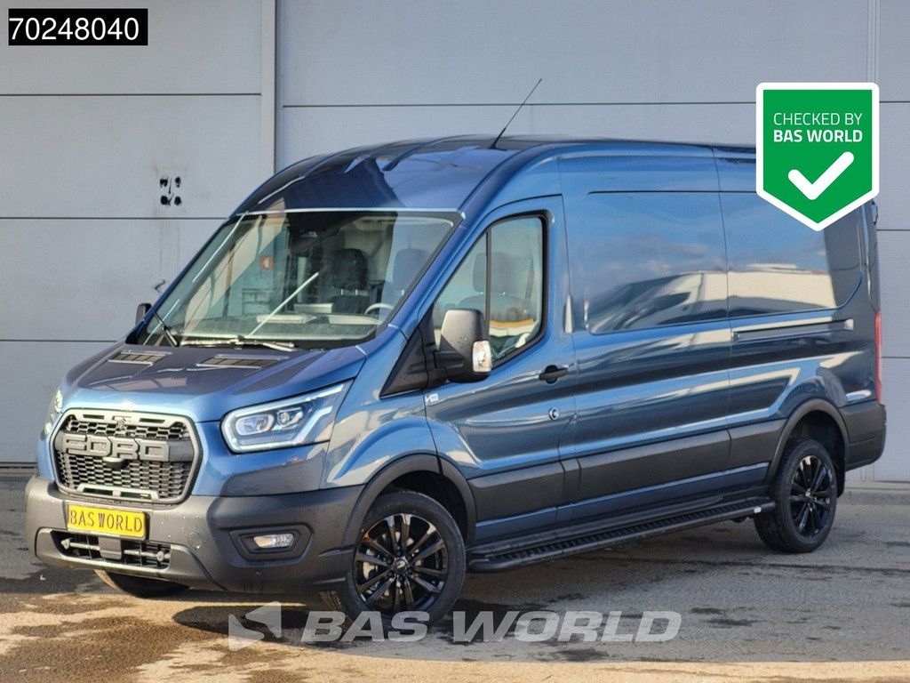 Ford Transit 165pk Automaat Limited Raptor Grill Black Edition L3H2 New model! Xenon Airco Cruise CarPlay Camera Parkeersensoren Klima Tempomat