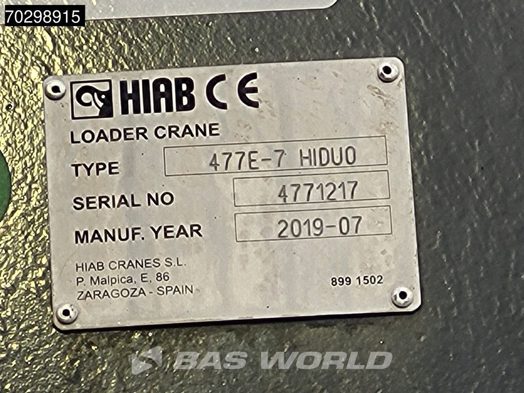 Renault T 520 6X4 Hiab 477E-7 HIDUO Crane Kran Big-Axle Euro 6
