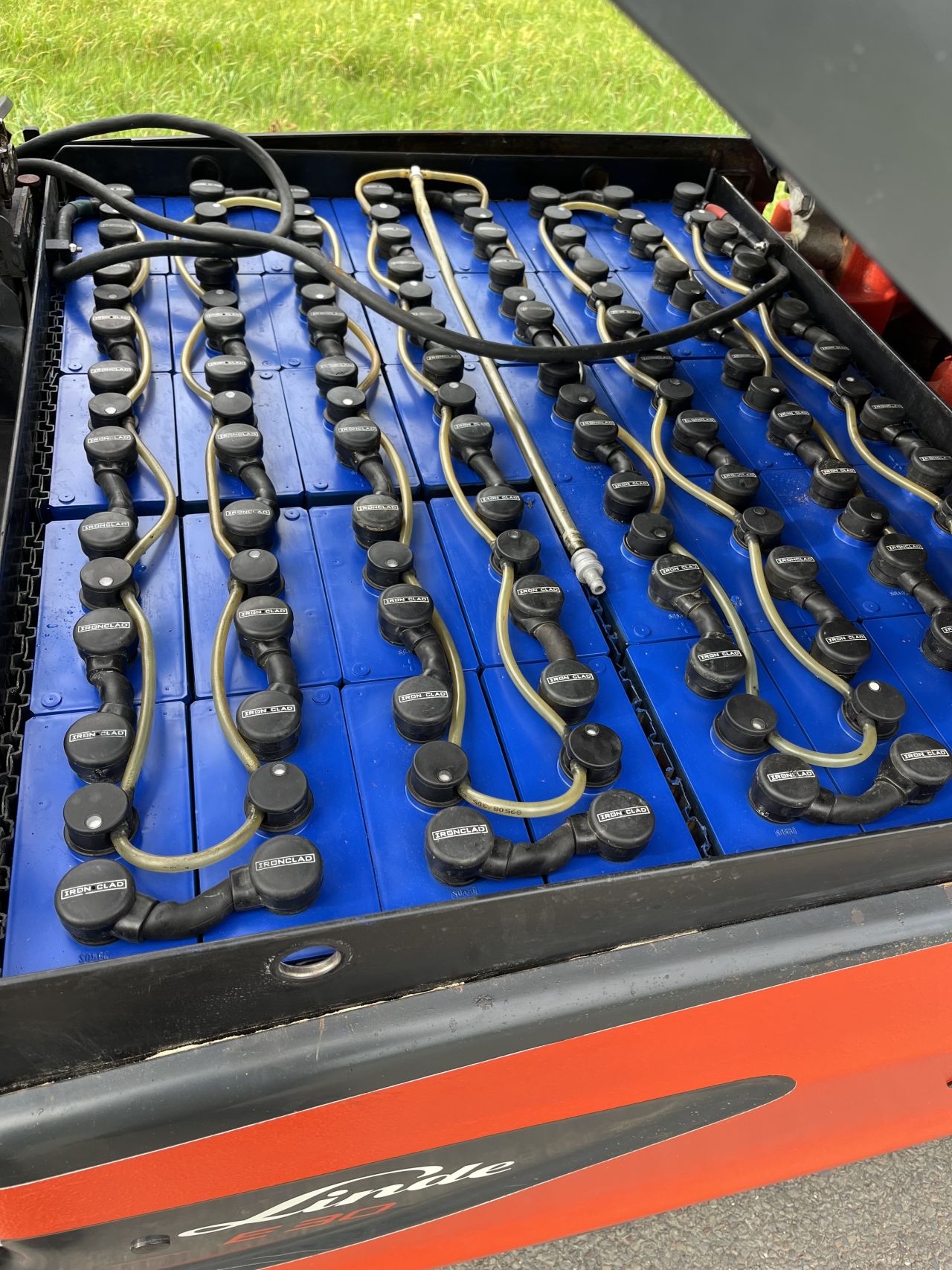 Linde E30L 2018 elektrische heftruck triplo Sideshift vorkverste