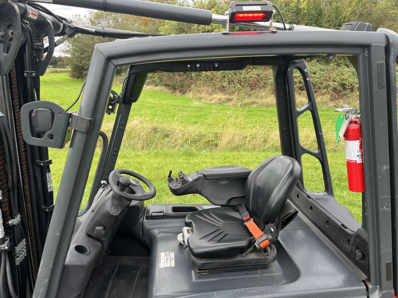 Linde E30L 2018 elektrische heftruck triplo Sideshift vorkverste