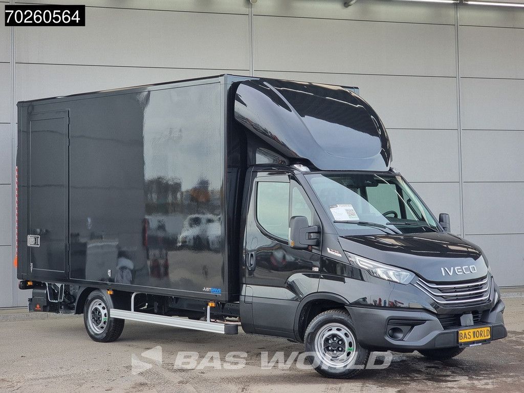 Iveco Daily 35S21 3.0L Automaat Laadklep Zijdeur ACC LED CarPlay Lat om Lat D'Hollandia 3,5t Trekvermogen Meubelbak Koffer Bakwagen A/C
