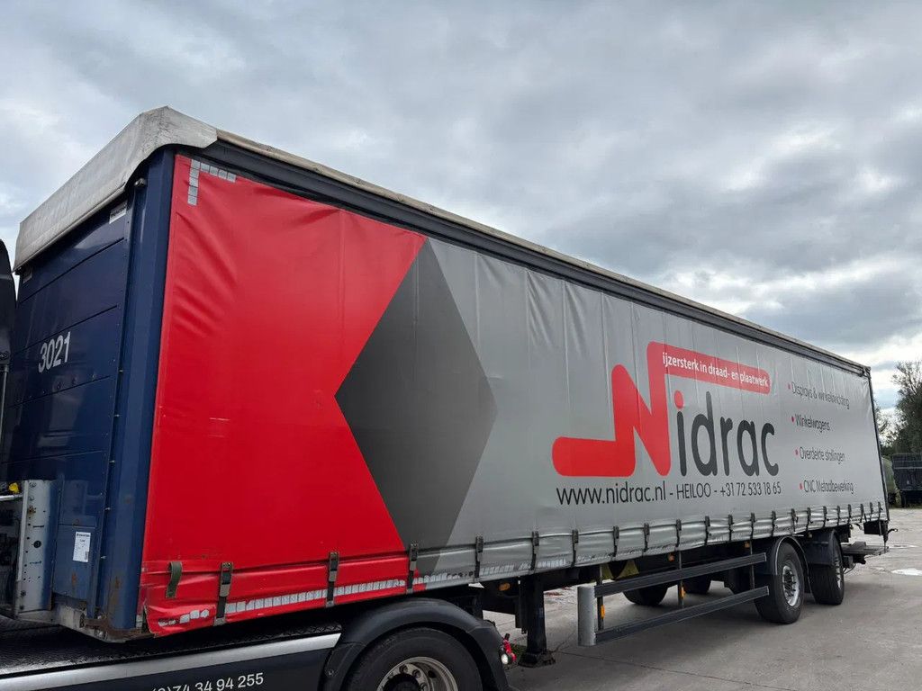 Schmitz Cargobull 13.6M AS-2 Stuuras Schuifzeil/Schuifdak Laadklep 2000KG NL Trailer