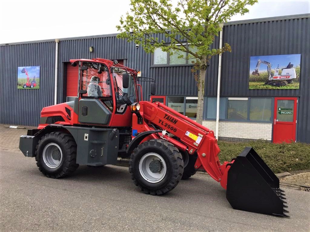 Diverse kniklader minishovel shovel wiellader
