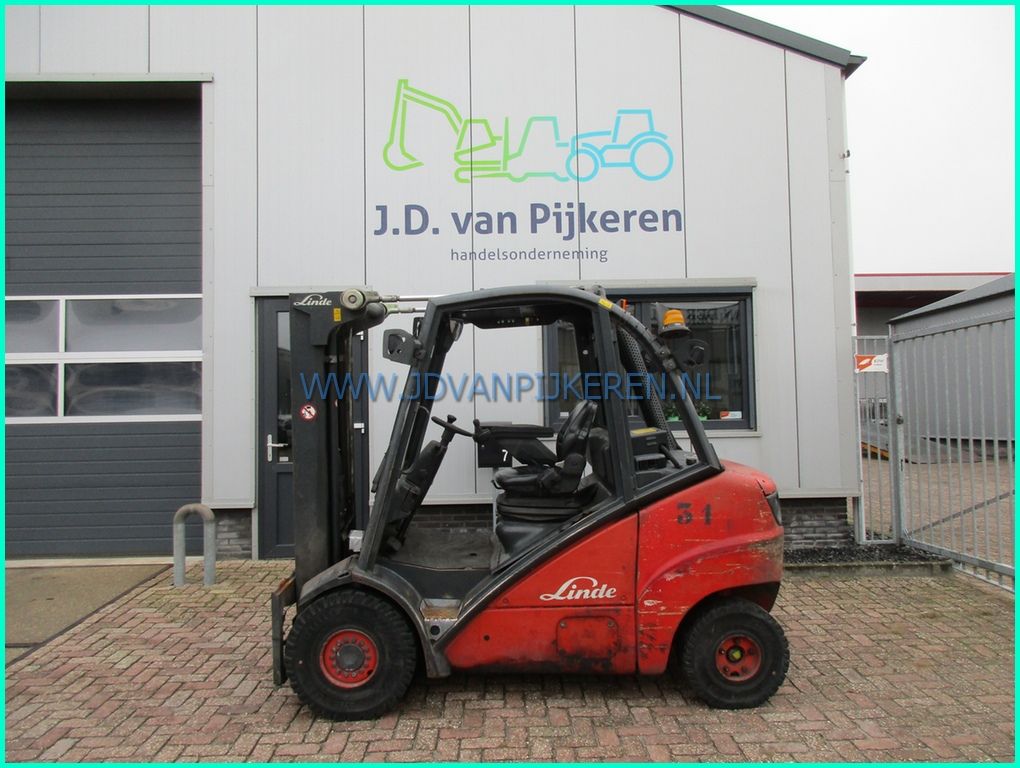 Linde H35D 3.5t diesel triplex 4.6m + 4x hydrauliek