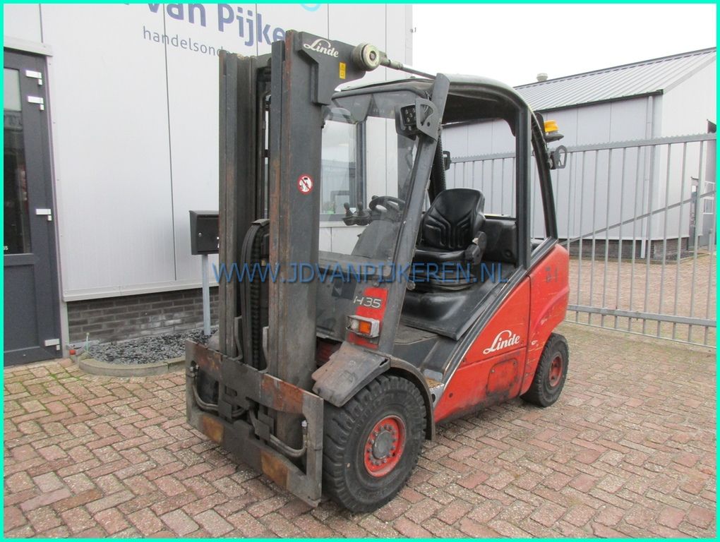 Linde H35D 3.5t diesel triplex 4.6m + 4x hydrauliek