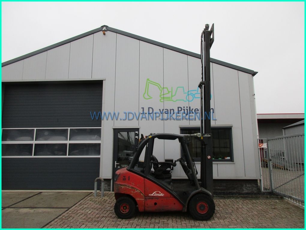 Linde H35D 3.5t diesel triplex 4.6m + 4x hydrauliek