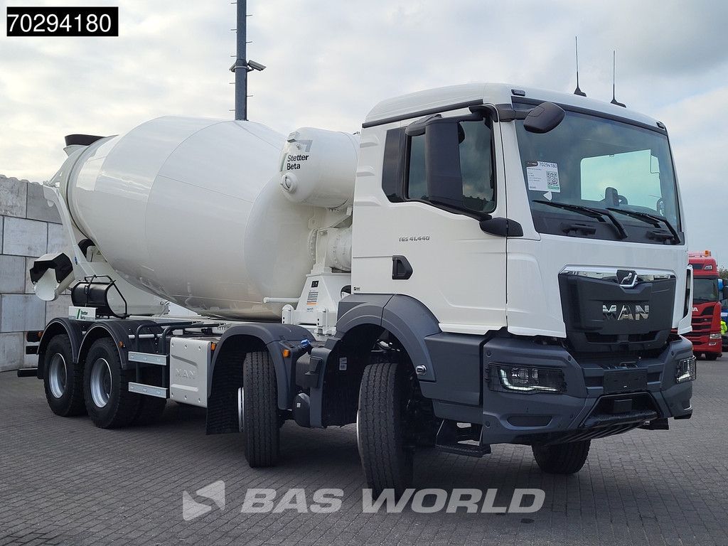 MAN TGS 41.440 8X4 New! 12m3 Schwing Mixer Big-Axle Steelsuspension Automatic Euro 6