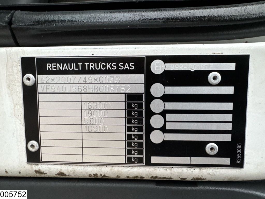 Renault D 16 210 EURO 6, Dhollandia