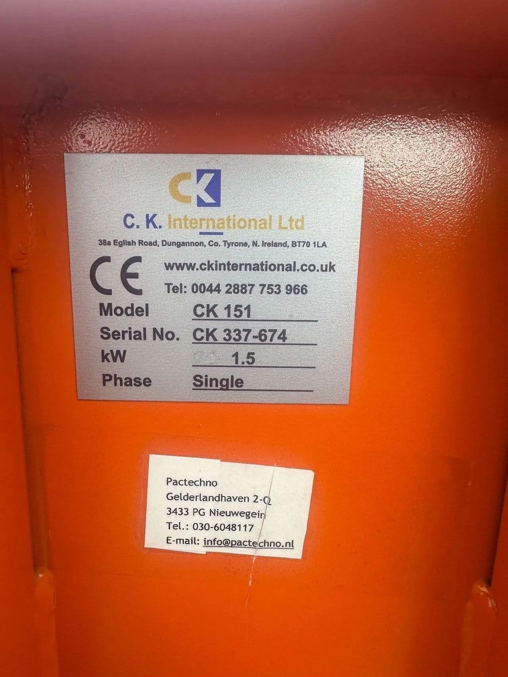 Sidalco CK 151 balenpers 220 volt