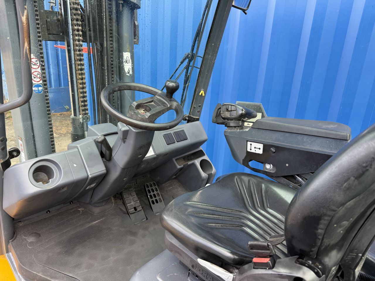 Jungheinrich 3.5 tonner diesel 3-delige mast + sideshift