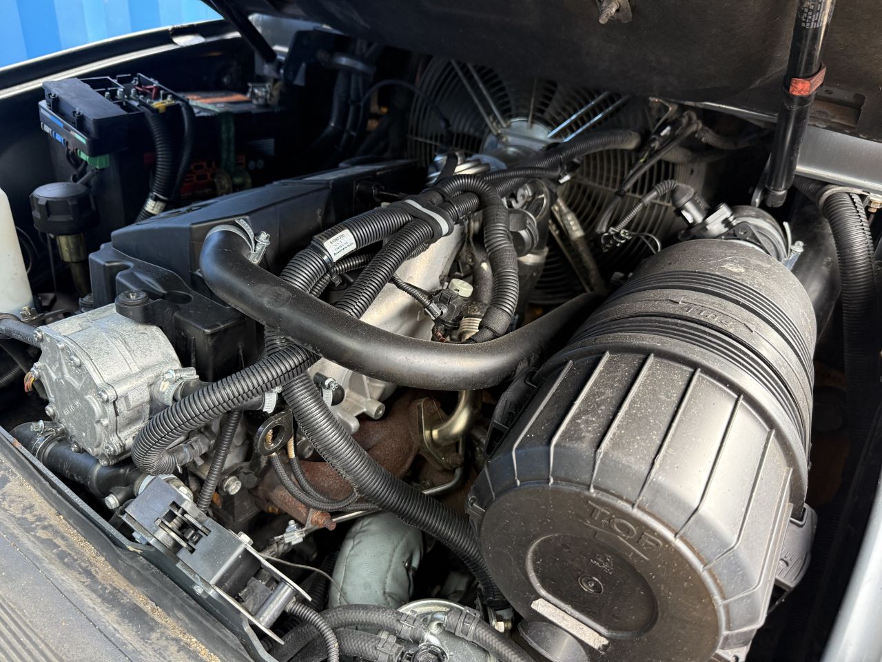 Jungheinrich 3.5 tonner diesel 3-delige mast + sideshift