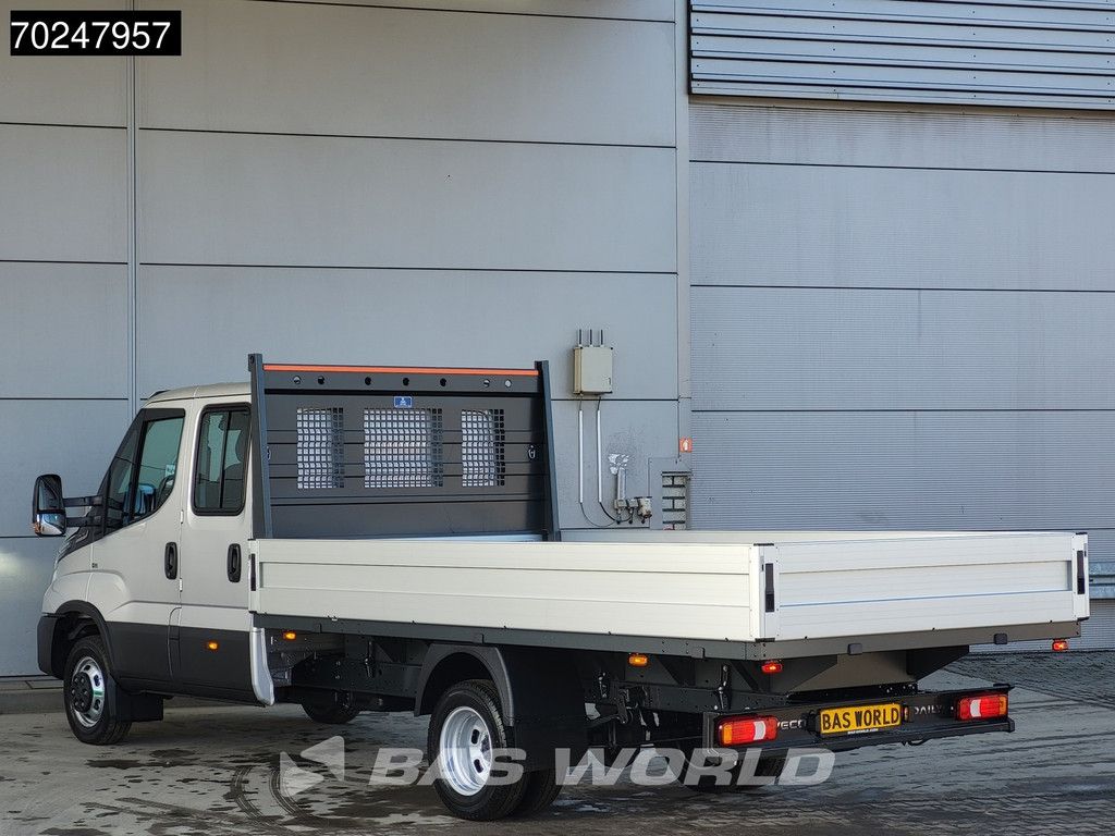 Iveco Daily 35C18 3.0L Automaat 180PK Dubbel Cabine Open Laadbak 2025-Model Dubbellucht 3,5t Trekvermogen ACC LED Navi Euro6 Pritsche Pickup A/C Double cabin