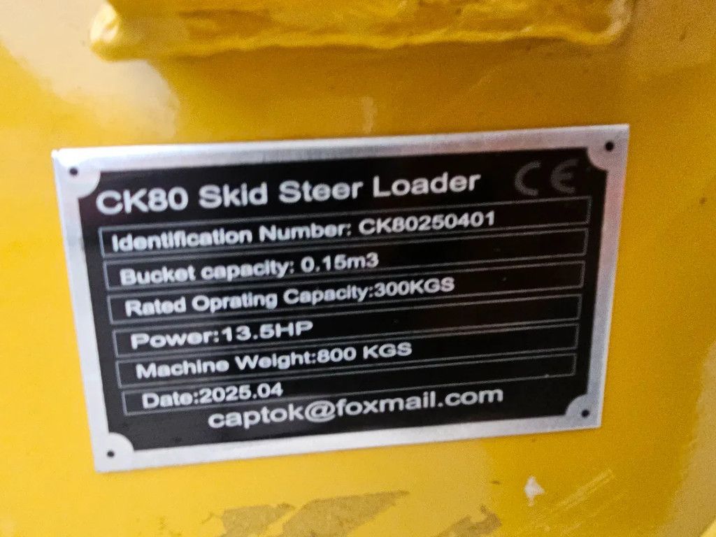Bobcat Skidster loader shovel ck80