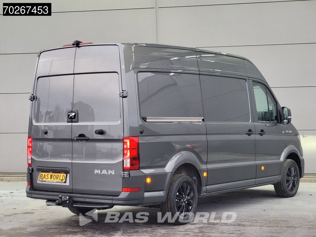 MAN TGE 3.180 Automaat 2025 model Facelift Black Edition L3H3 ACC Trekhaak L2H2 11m3 A/C Towbar