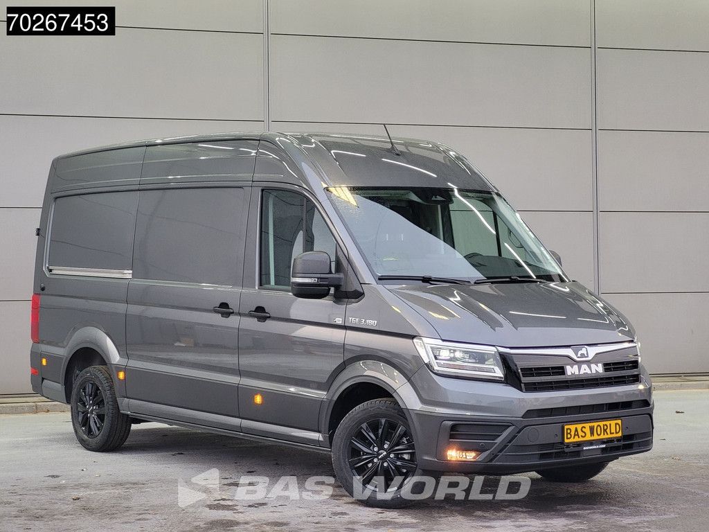 MAN TGE 3.180 Automaat 2025 model Facelift Black Edition L3H3 ACC Trekhaak L2H2 11m3 A/C Towbar