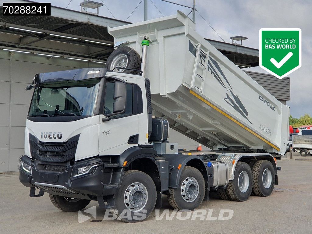 Iveco T-Way 450 8X4 NEW! 20m3 Cantoni tipper Steelsuspension Big-Axle Automatic Euro 6