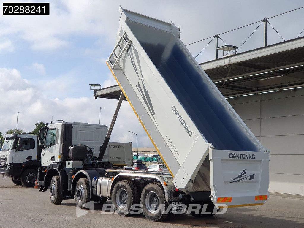 Iveco T-Way 450 8X4 NEW! 20m3 Cantoni tipper Steelsuspension Big-Axle Automatic Euro 6