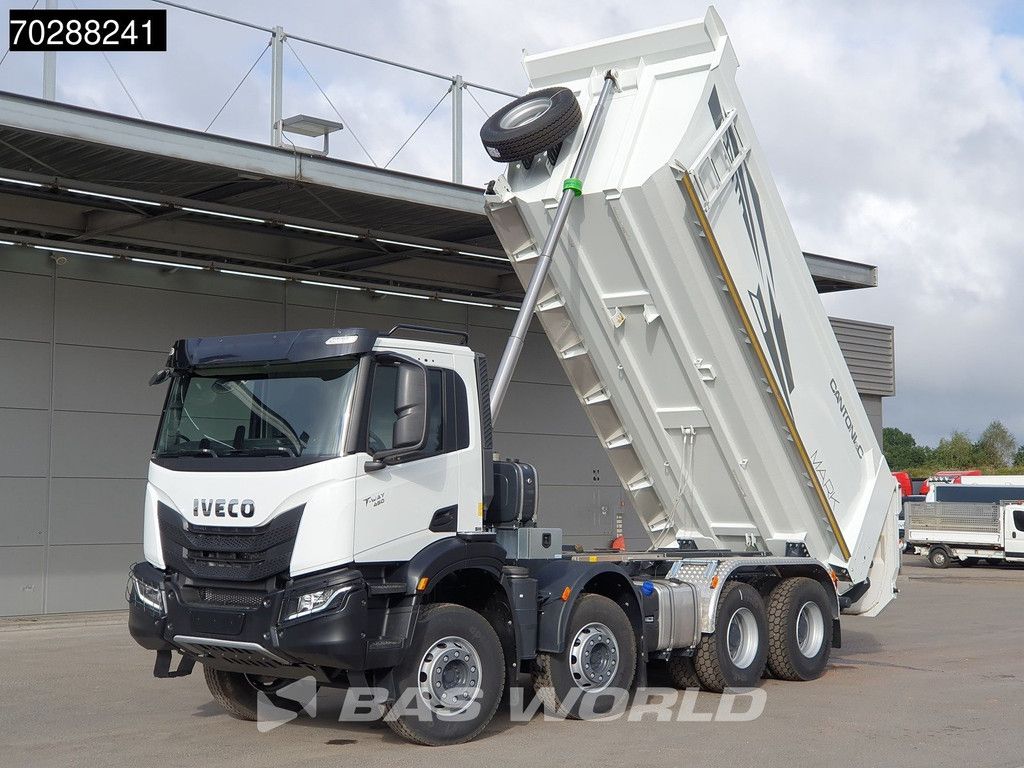 Iveco T-Way 450 8X4 NEW! 20m3 Cantoni tipper Steelsuspension Big-Axle Automatic Euro 6