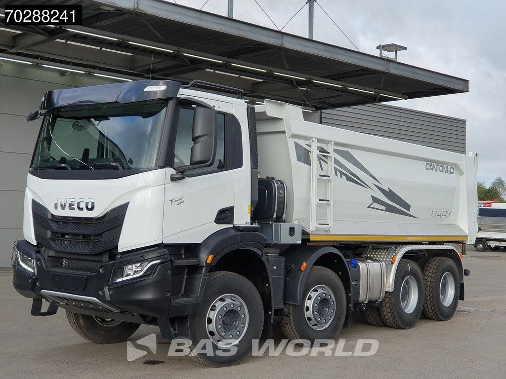 Iveco T-Way 450 8X4 NEW! 20m3 Cantoni tipper Steelsuspension Big-Axle Automatic Euro 6