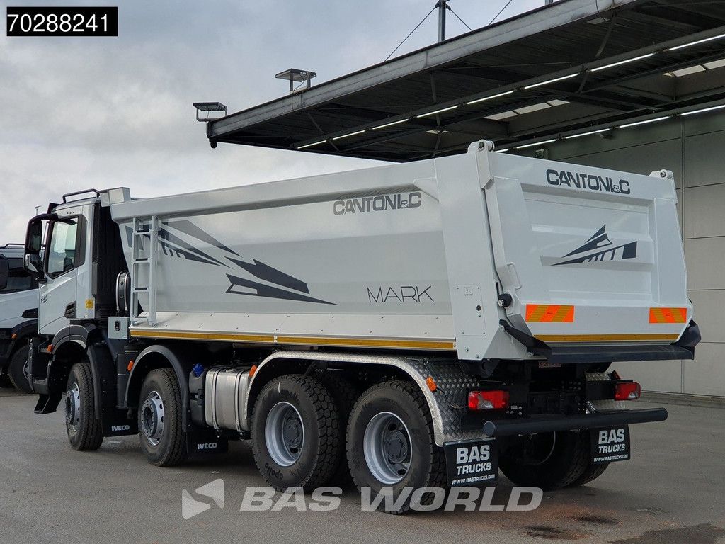 Iveco T-Way 450 8X4 NEW! 20m3 Cantoni tipper Steelsuspension Big-Axle Automatic Euro 6
