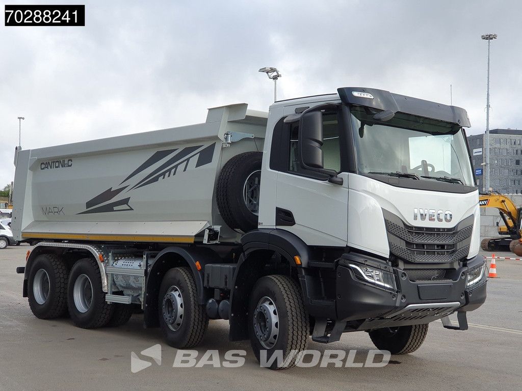 Iveco T-Way 450 8X4 NEW! 20m3 Cantoni tipper Steelsuspension Big-Axle Automatic Euro 6