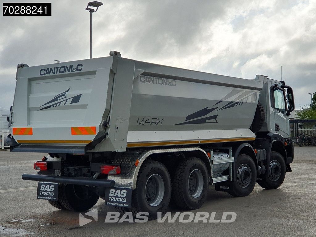 Iveco T-Way 450 8X4 NEW! 20m3 Cantoni tipper Steelsuspension Big-Axle Automatic Euro 6