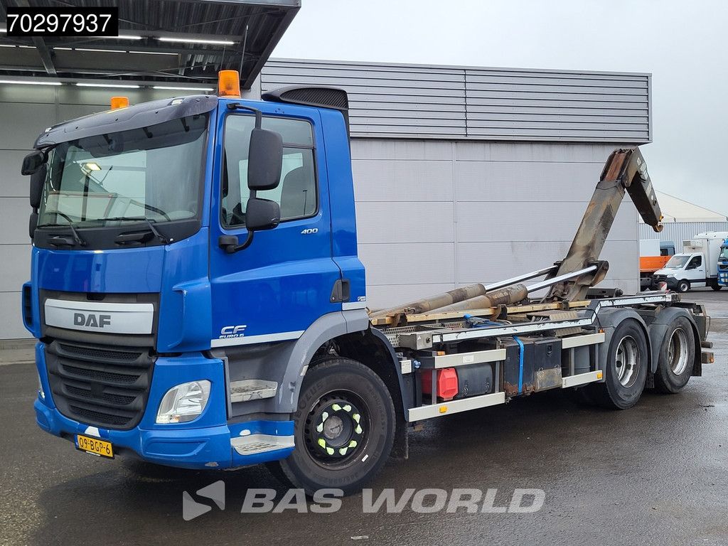 DAF CF 400 6X2 VDL S-21-6200 Hooklift Lift Axle Automatic ACC Euro 6
