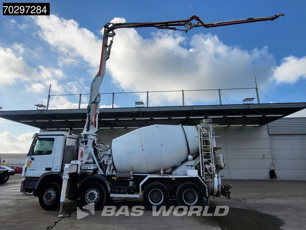 Mercedes Actros 3241 8X4 7m3 Putzmeister PUMI Big-Axle Steelsuspension 3-Pedals Euro 5