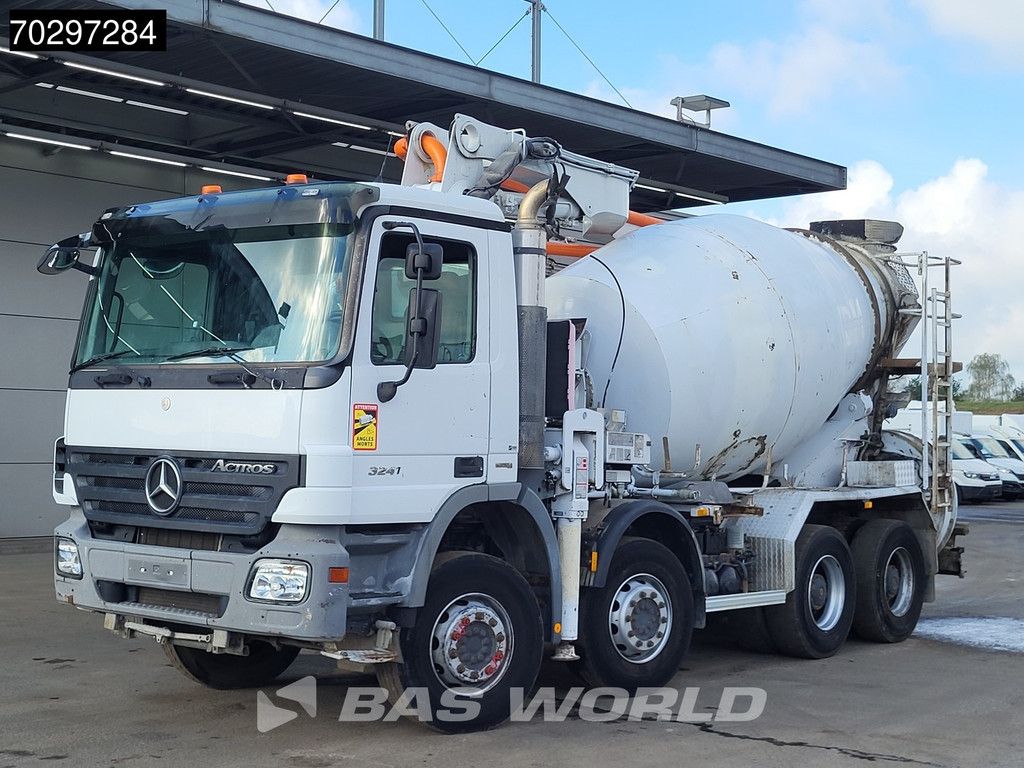 Mercedes Actros 3241 8X4 7m3 Putzmeister PUMI Big-Axle Steelsuspension 3-Pedals Euro 5