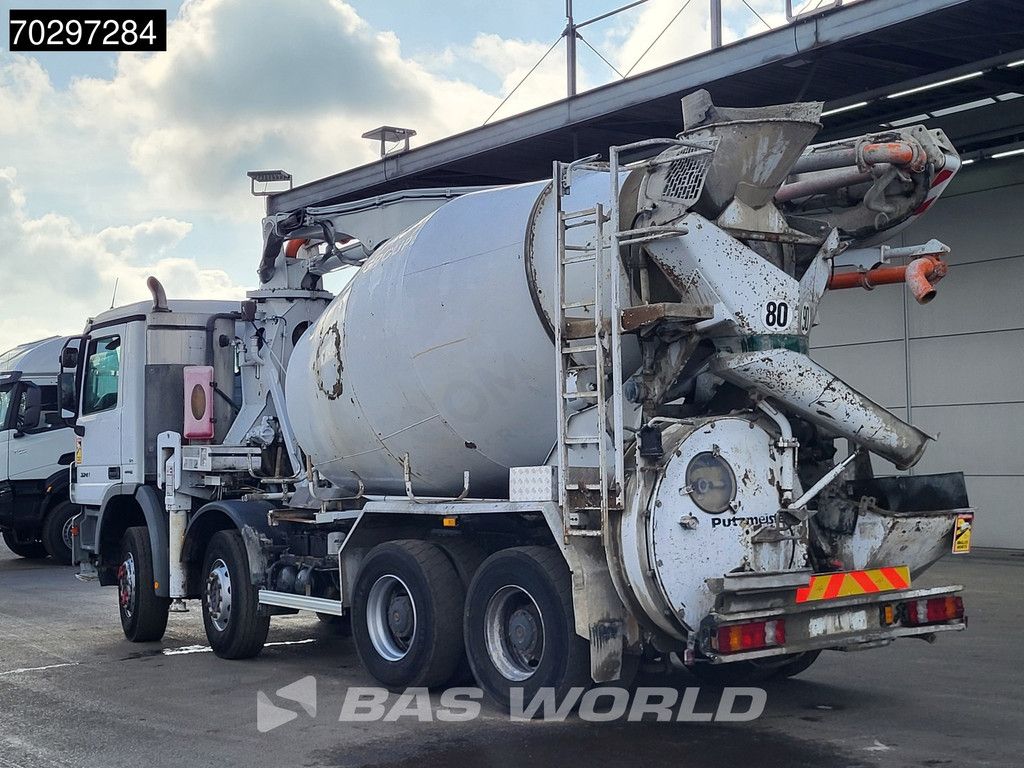 Mercedes Actros 3241 8X4 7m3 Putzmeister PUMI Big-Axle Steelsuspension 3-Pedals Euro 5
