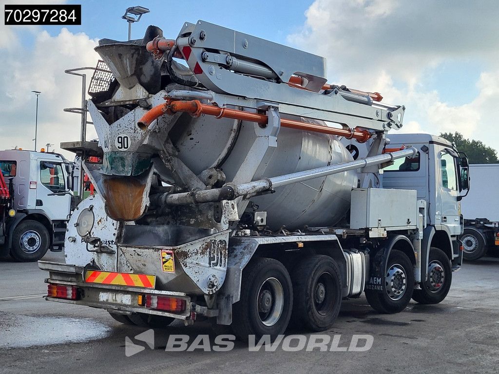 Mercedes Actros 3241 8X4 7m3 Putzmeister PUMI Big-Axle Steelsuspension 3-Pedals Euro 5