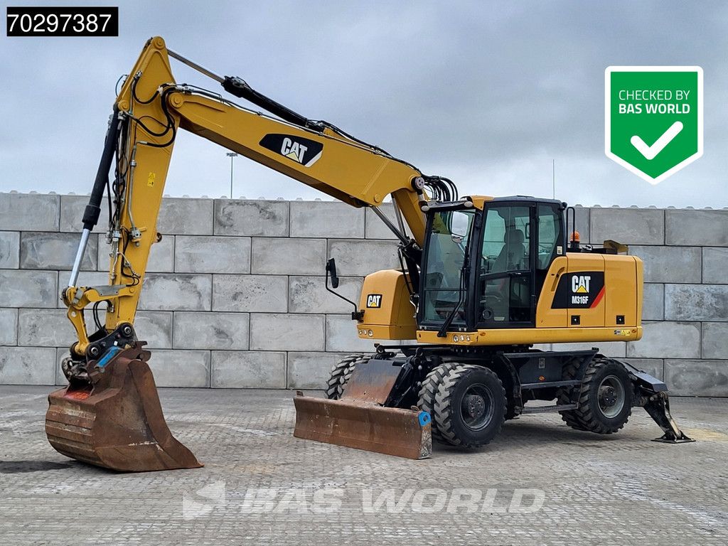 Caterpillar M316F M316 F OUTRIGGERS + BLADE