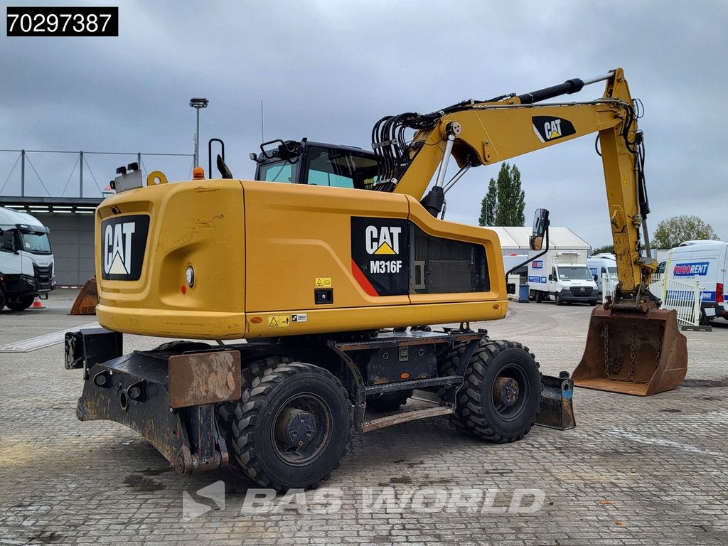 Caterpillar M316F M316 F OUTRIGGERS + BLADE