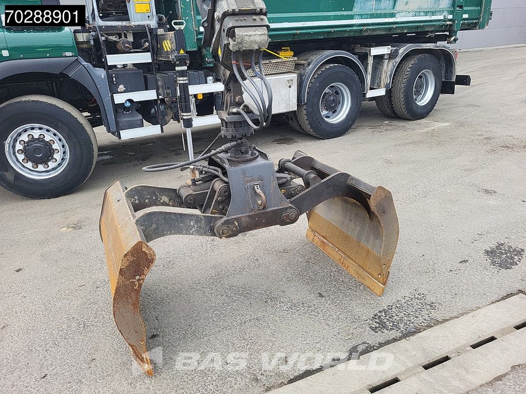 MAN TGS TGS 33.440 6X6 NL-Truck 12m3 Jansen Tipper HMF 1643 Crane Steering-Axle Big-Axle Automatic Euro 6