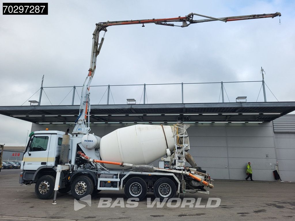 Mercedes Actros 3241 8X4 7m3 Mecbo Mixer Big-Axle Steelsuspension Pompe+Mixer Autoamtic Euro 3