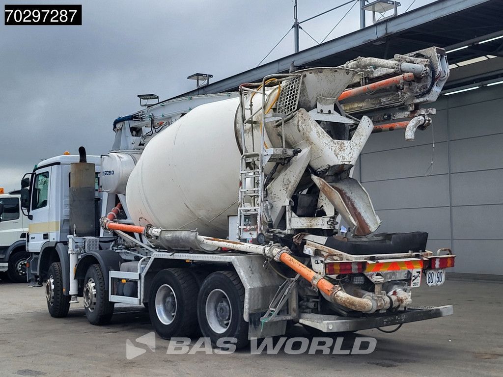 Mercedes Actros 3241 8X4 7m3 Mecbo Mixer Big-Axle Steelsuspension Pompe+Mixer Autoamtic Euro 3