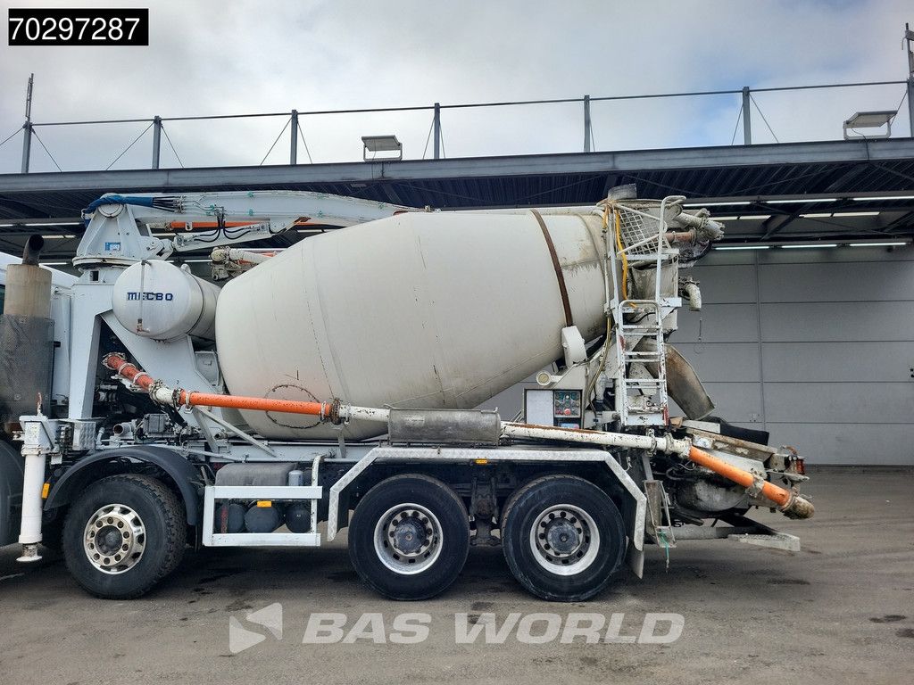 Mercedes Actros 3241 8X4 7m3 Mecbo Mixer Big-Axle Steelsuspension Pompe+Mixer Autoamtic Euro 3