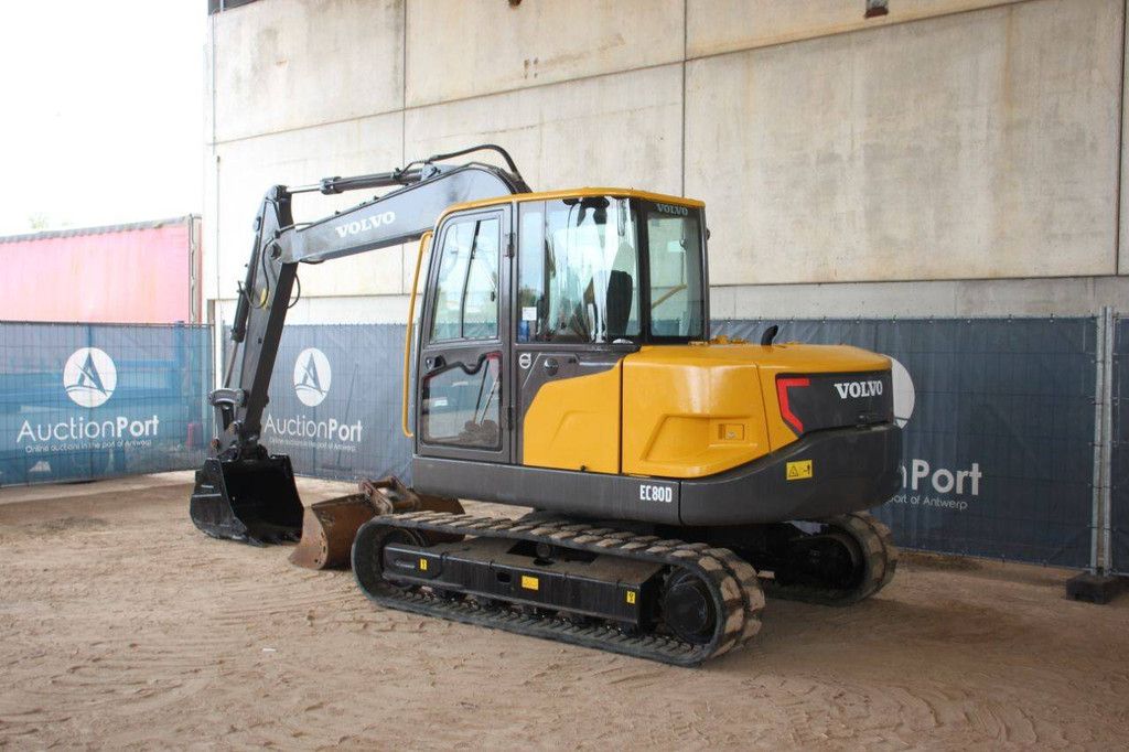 Rupsgraafmachine Volvo EC80D Diesel 42kW 2017