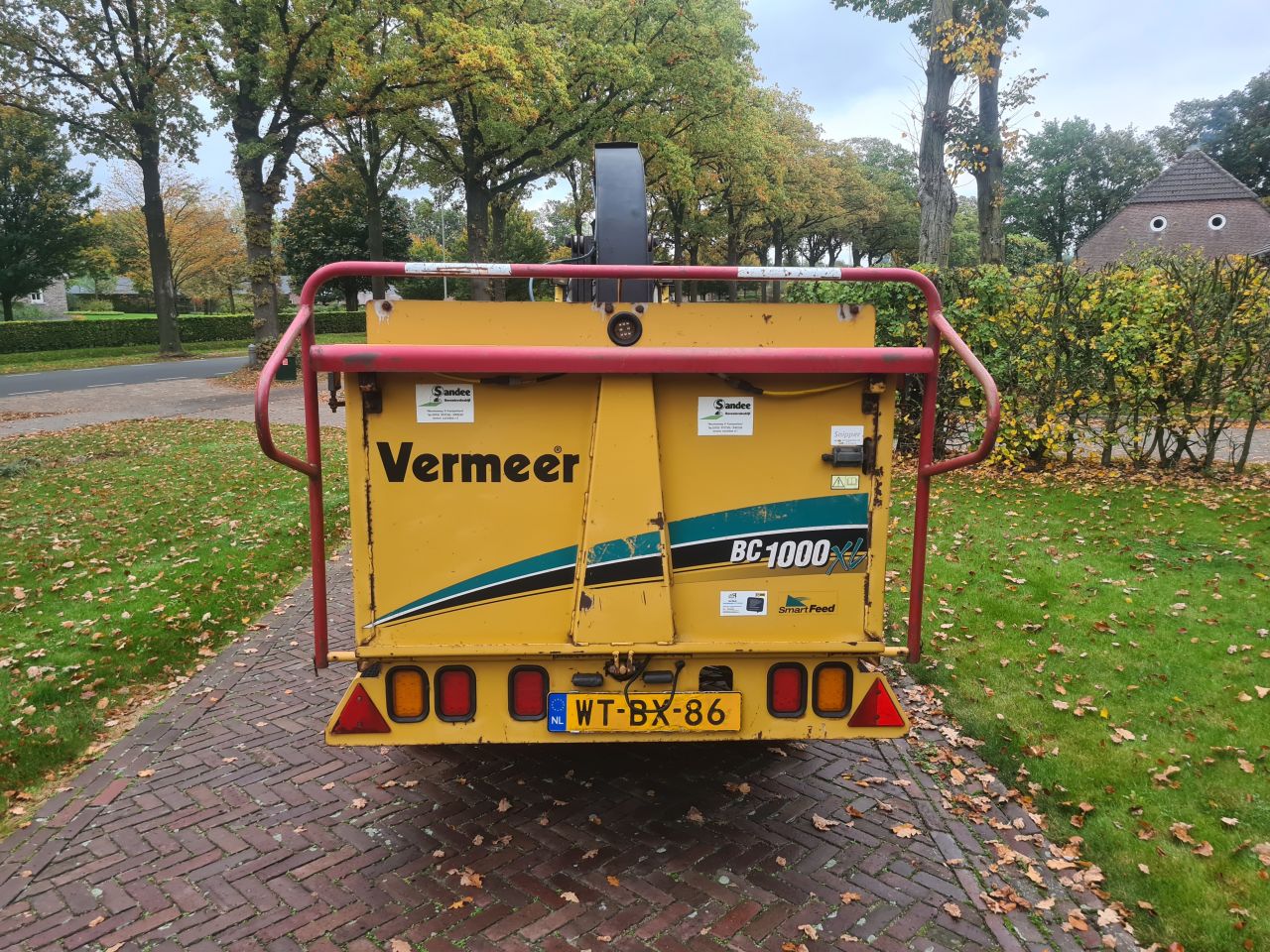 Vermeer BC 1000 XL schredder snipperaar hout versnipperaar.