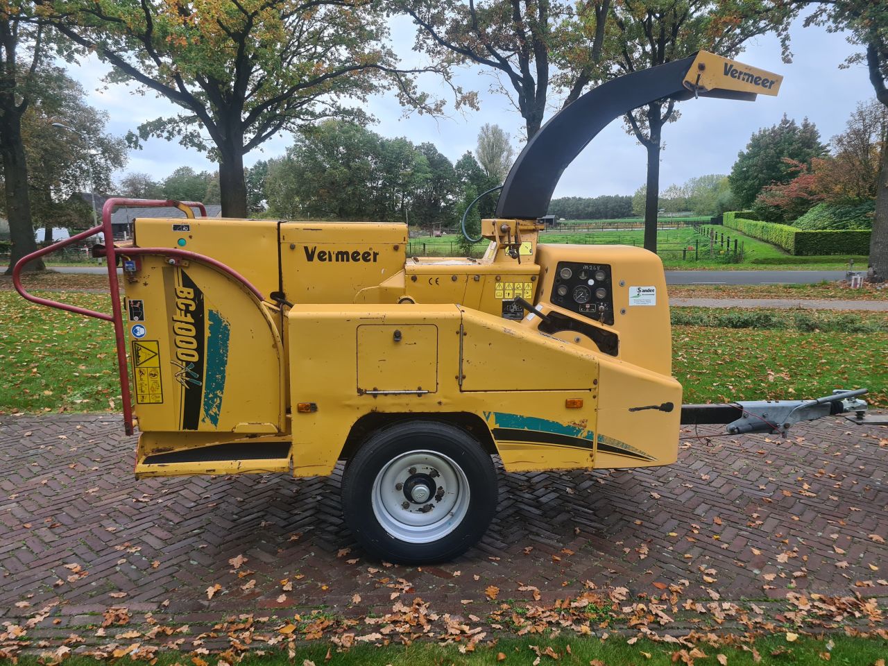 Vermeer BC 1000 XL schredder snipperaar hout versnipperaar.