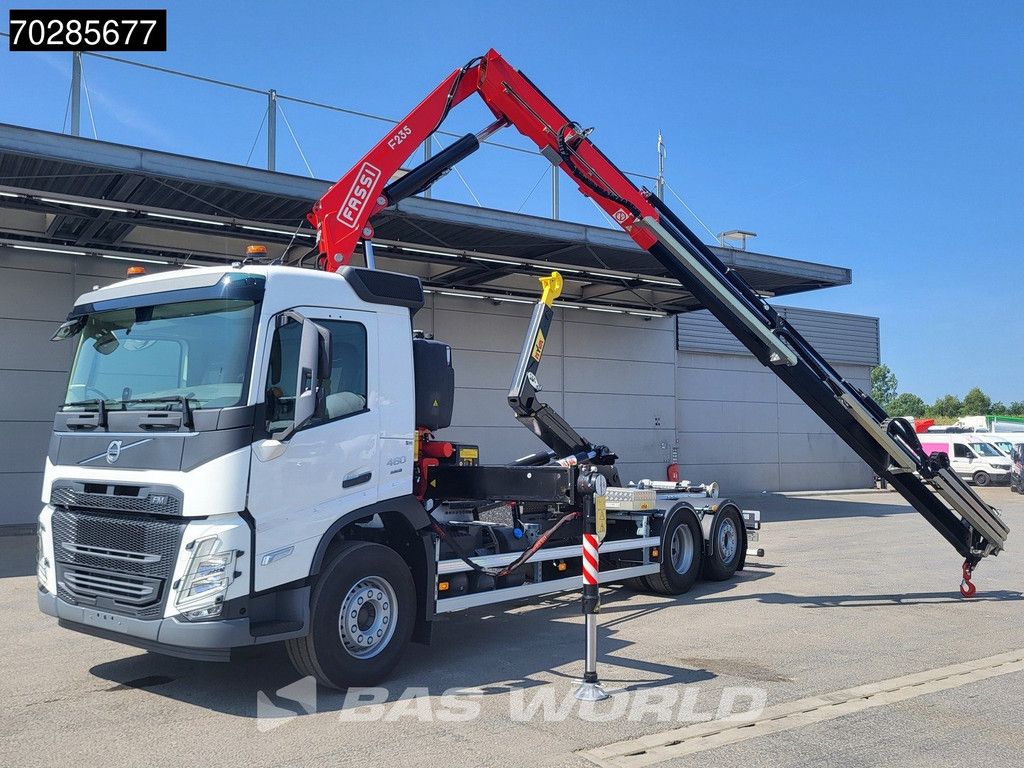 Volvo FM 460 6X2 NEW! FASSI F235A.0.25 Kran + HYVA 20-57-S Lift+steering axle Euro 6
