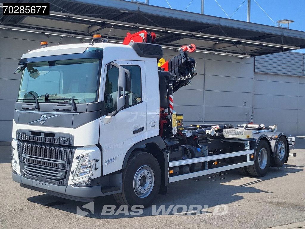 Volvo FM 460 6X2 NEW! FASSI F235A.0.25 Kran + HYVA 20-57-S Lift+steering axle Euro 6