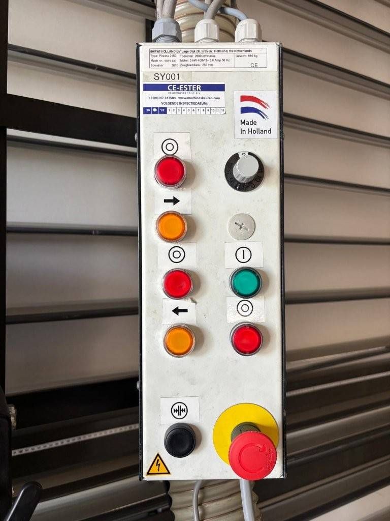 Panel saw Harwi Piranha 2150 Electric 400V 2010