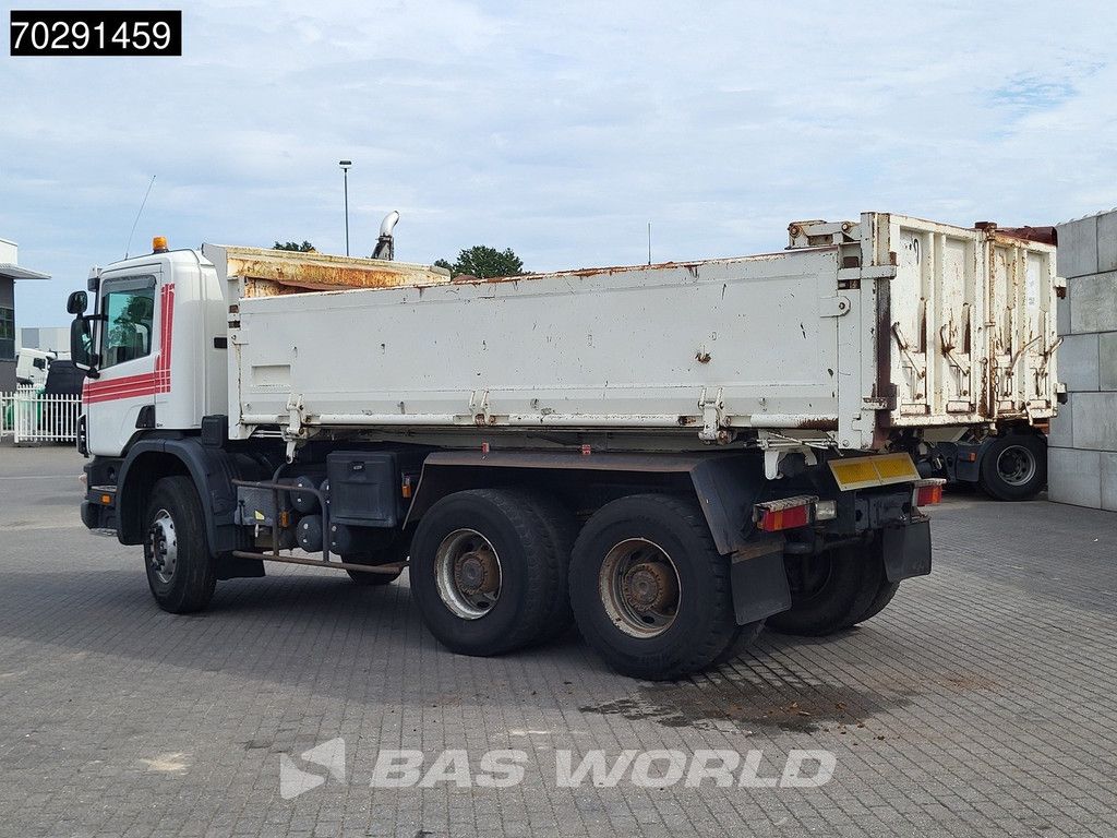 Scania P340 6X4 2 side11m3 Bennes Tipper Big-Axle Steelsuspension Manual Euro 3