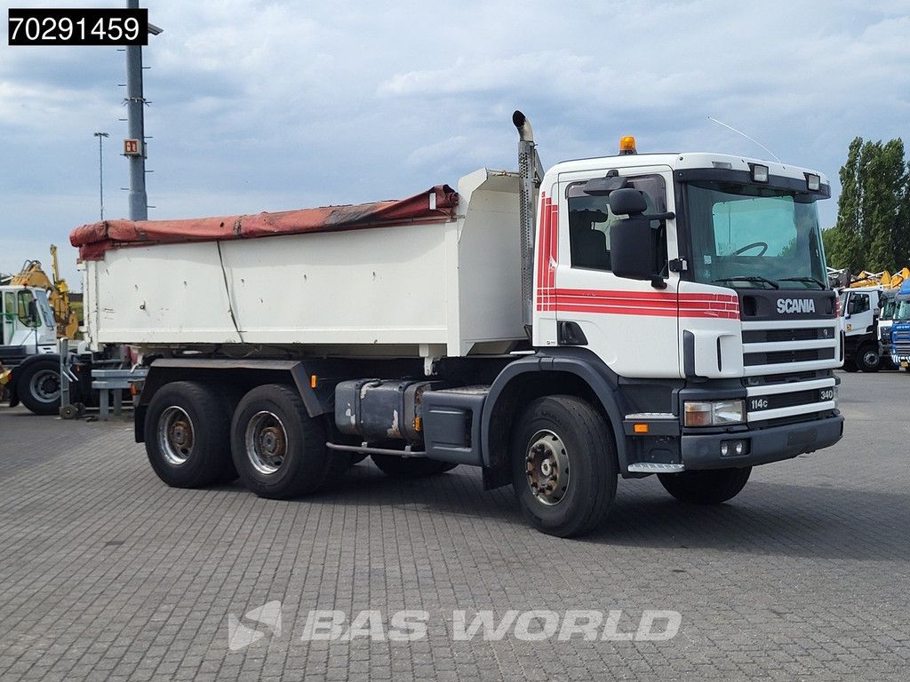 Scania P340 6X4 2 side11m3 Bennes Tipper Big-Axle Steelsuspension Manual Euro 3